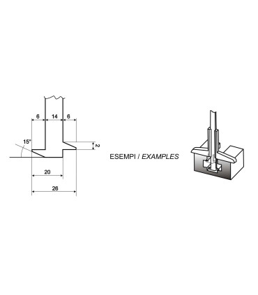 ART.0064 - DEPTH MEASURING BRIDGE WITH DOUBLE FOOT