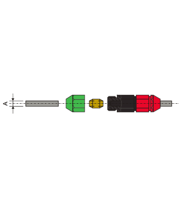 ART.0905 - SET OF CYLINDRICAL PINS CALIBRATED